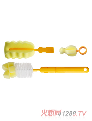 靚仔博士奶瓶刷黃色