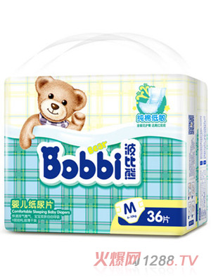 波比熊純棉低敏yinge紙尿片M36