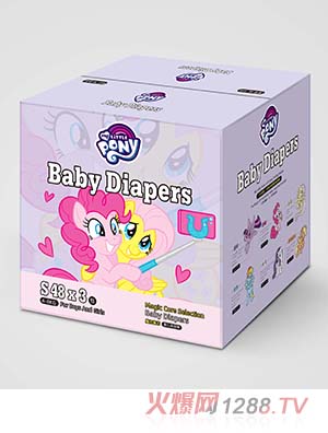 小馬寶莉魔力臻芯yinge紙尿褲S48 3包