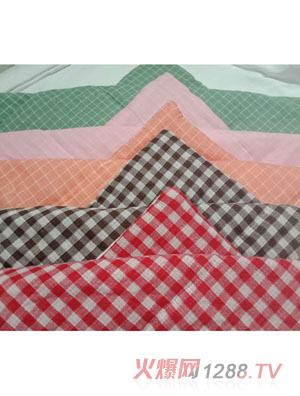 澤玉佳兒彩格童被夾棉