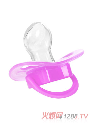 萌哈哈安撫奶嘴紫色