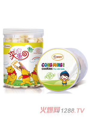 智慧熊夾心蛋卷 香橙味