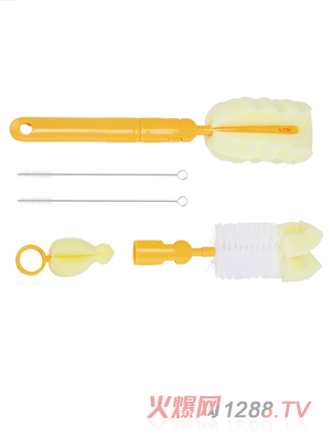 菲尼貝貝奶瓶刷套裝(送奶嘴刷吸管刷)