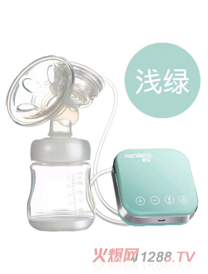 盟寶電動吸奶器 淺綠色
