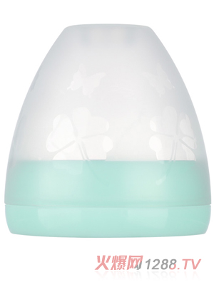 萌嘟嘟寬口奶瓶牙蓋組合藍(lán)色