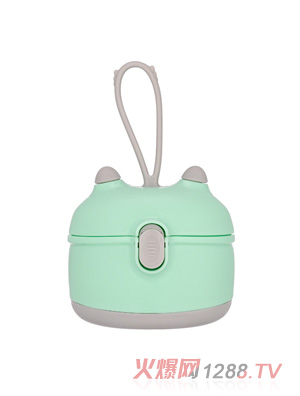 萌嘟嘟多功能手提奶粉盒淺藍