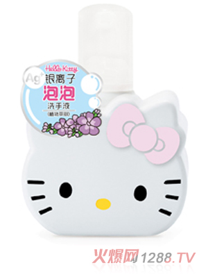 Hello Kitty初酷銀離子泡泡洗手液（植物萃?。?00ml
