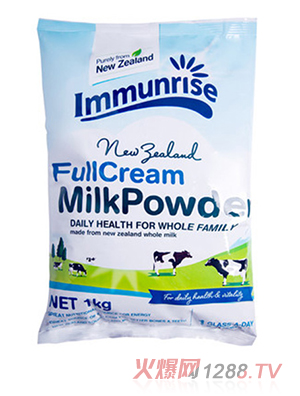 紐優(yōu)乳新西蘭進(jìn)口全脂奶粉1000g袋裝
