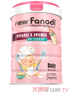 凡諾迪yingye鈣鐵鋅米粉