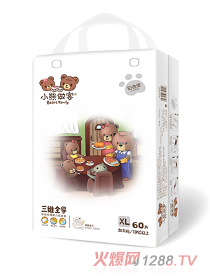 小熊做客三維全導(dǎo)yinge紙尿褲XL60片