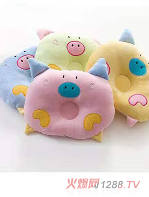 中乳彩色小豬yinge枕 -