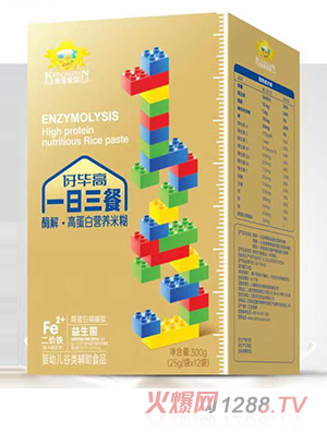伢畢高一日三餐酶解高蛋白營(yíng)養(yǎng)米糊 添加二價(jià)鐵米香純正口感細(xì)膩