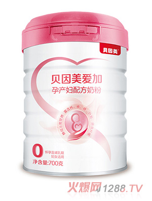 貝因美愛加孕產婦配方奶粉700克