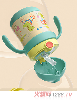 KUB可優(yōu)比兒童保溫杯帶吸管