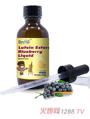 貝斯凱藍莓葉黃素酯飲液美國原裝進口配比科學(xué)好吸收