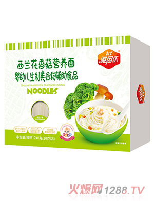雅因樂西蘭花香菇營養(yǎng)面240g