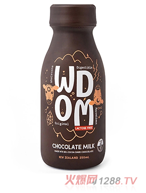 渥康WDOM全脂無乳糖黑巧奶