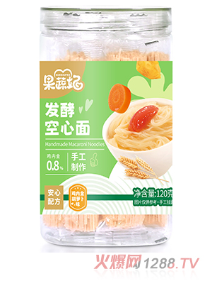 果蔬妃發(fā)酵空心面 雞內(nèi)金胡蘿卜味