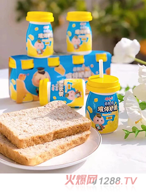 娃哈哈萌教授液體奶酪實物