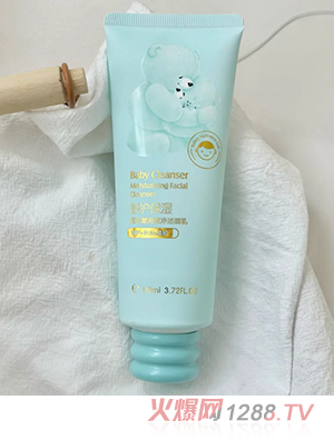 暖愛舒護保濕嫩滑柔凈潔面乳