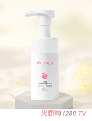 愛舒屋Akasugu兒童柔潤潔面泡泡