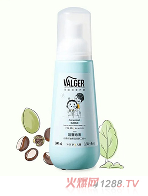 VALGER薇爾佳山茶籽油保濕潤膚二合一潔面泡泡