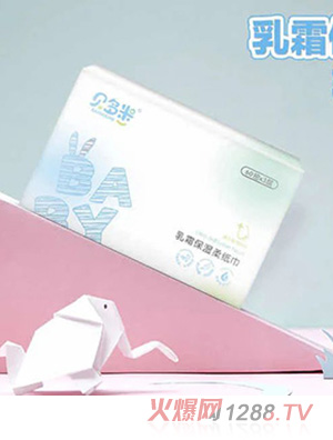 貝多米乳霜保濕柔紙巾