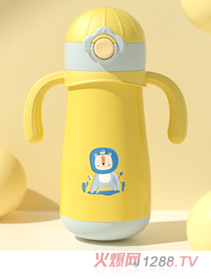 皇寵316不銹鋼仙人掌保溫杯 克洛黃