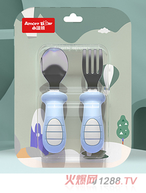 小漫熊不銹鋼叉勺