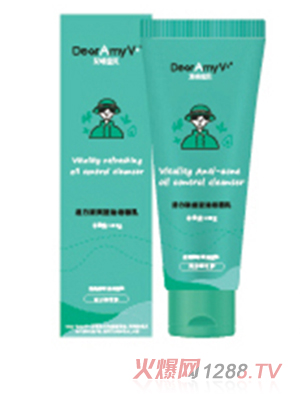 艾咪寶貝活力清爽控油潔面乳100g