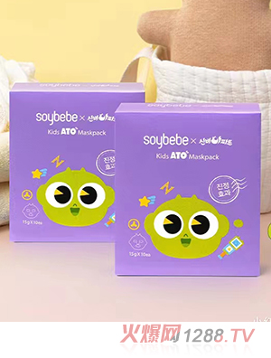 索伊貝貝兒童鎮(zhèn)定面膜