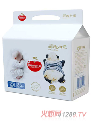 好奇的妞仔褲紙尿褲XXL26