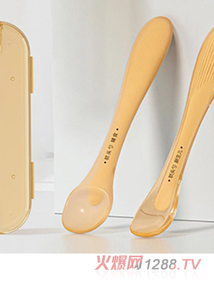 諾愛因新生兒硅膠軟軟勺