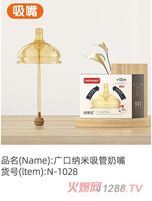 諾愛因廣口納米吸管奶嘴