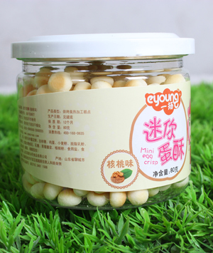 一揚(yáng)核桃味迷你蛋酥80克