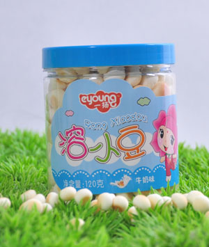 一揚(yáng)牛奶味溶小豆120克