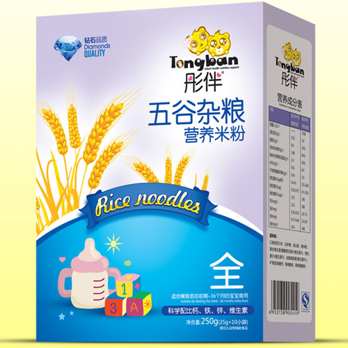 彤伴五谷雜糧營(yíng)養(yǎng)米粉盒裝全段