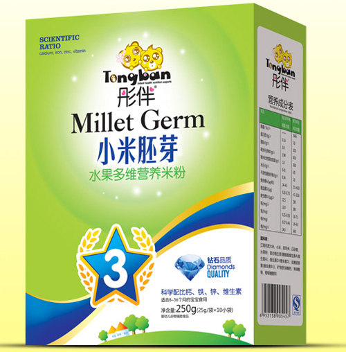 彤伴水果多維小米胚芽米粉盒裝