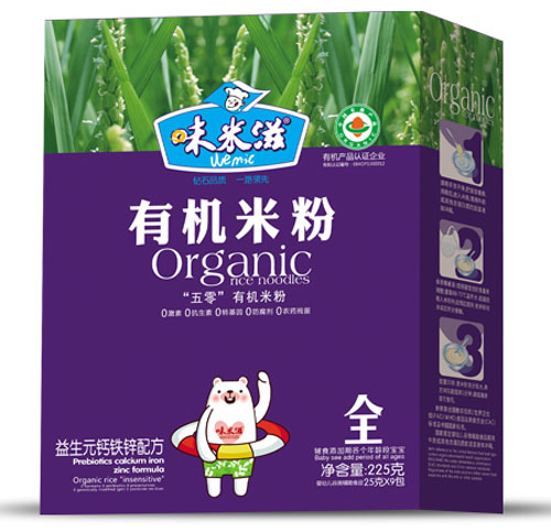 味米滋益生元鈣鐵鋅有機(jī)米粉全段