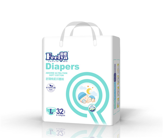 菲婭舒薄棉柔環(huán)腰褲L碼32片