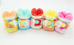 愛嬰童長筒襪中幫軟底保暖寶寶學(xué)步鞋小魚圖案