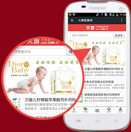 火爆嬰童網(wǎng)微網(wǎng)站